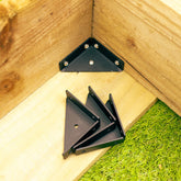 Triangle Steel 60mm Corner Reinforcement Brackets